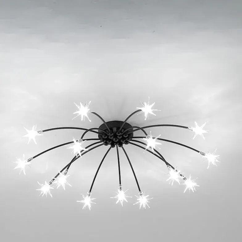 Pyrotechnics Modern LED Flush Ceiling Lights - Clowas