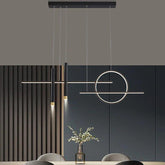 Ring Bar Vertical LED Pendant Light - Clowas