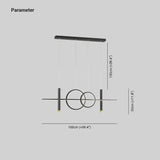 Circular Lines Dining Room LED Pendant Light - Clowas