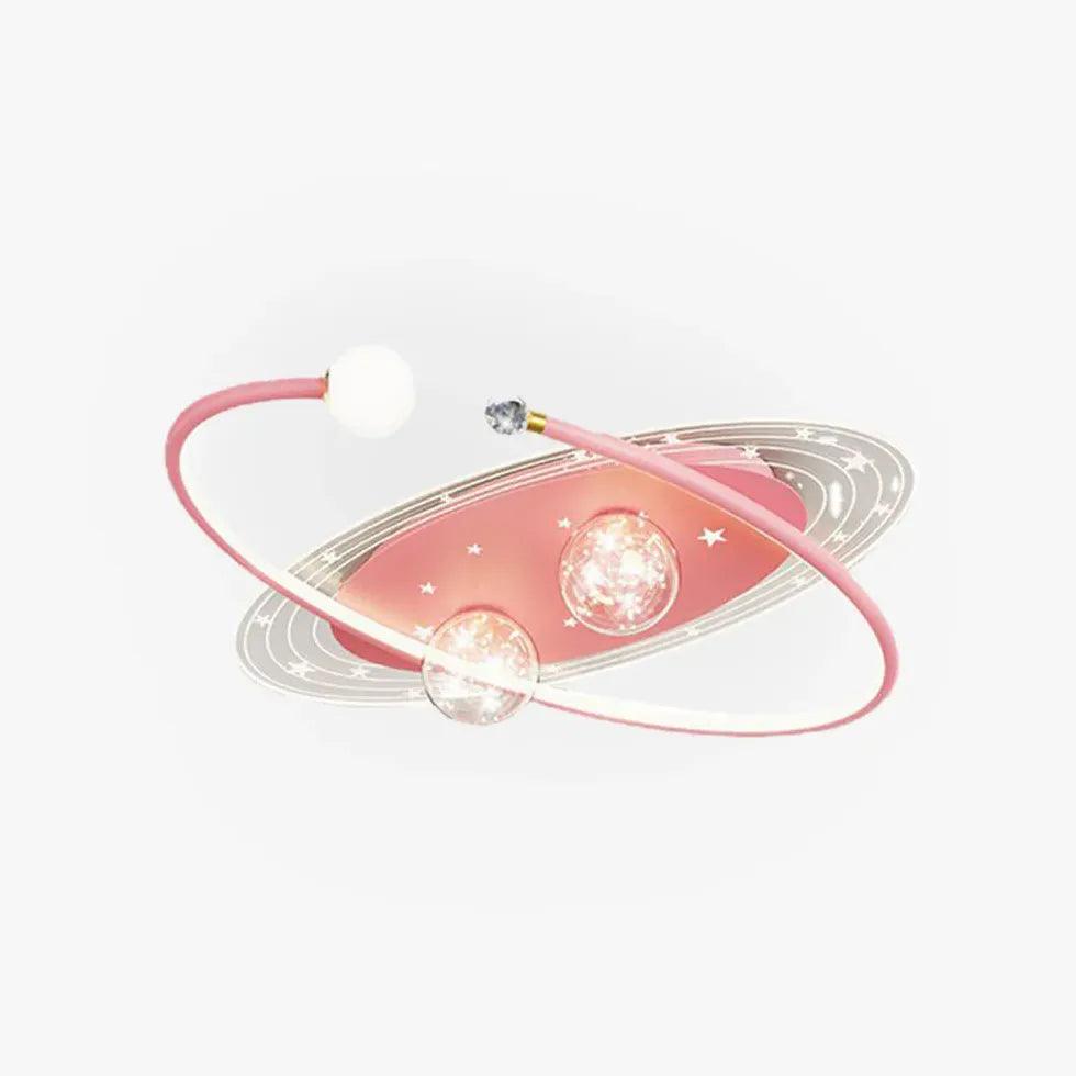 Blue Starry Sky Bedroom Ceiling Fan With Light - Clowas