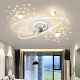 Galaxy Orbit Modern Ceiling Fan With Light - Clowas