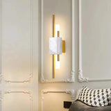 Marble Brass Up and Down Lights - Clowas