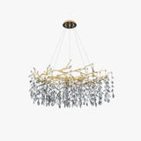 Golden Branch Shaped Luxurious Crystal Chandelier - Clowas