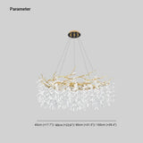 Golden Branch Shaped Luxurious Crystal Chandelier - Clowas