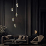 Water Drop Glass Gold Pendant Light - Clowas