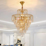 Multi-Light Design Luxury Crystal Gold Chandelier - Clowas