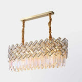 Luxury Gold Round Crystal Chandelier - Clowas