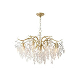 Crystal Leaves Multi-Light Vintage Luxury Chandelier - Clowas