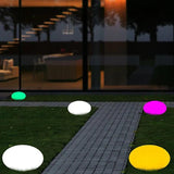 Oval RGB Portable Ground Outdoor Lights - Clowas