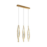 Spiral Strip Crystal Pendant Light - Clowas