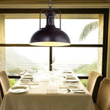 Metal Arch Industrial Living Room Pendant Light - Clowas