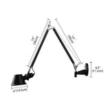 Metal Arms Adjustable Industrial Wall Lights - Clowas