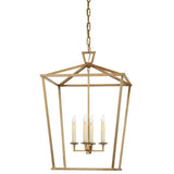 Birdcage Candle Vintage Style Pendant Light