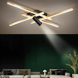 Crossing Lines LED Modern Flush Ceiling Lights - Clowas