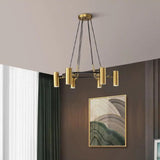 Luxury Round Gold Chandelier Light For Living Room