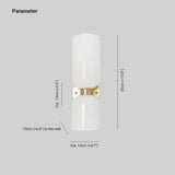 Double Head Glass Up and Down Lights - Clowas