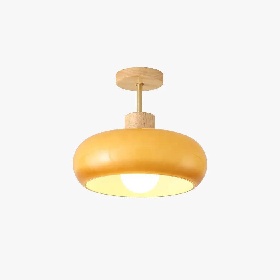 Milky White Glass Modern Hallway Ceiling Light - Clowas
