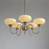 Milky White Glass Vintage Pendant Light - Clowas