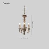 Milky White Vintage Wooden Chandelier - Clowas