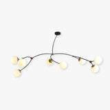 minimalist branch modern black chandelier - Clowas
