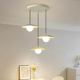 Pendant Lights for Bedroom with Iron and Glass Design