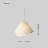 Cream Fabric Modern Pendant Lights For Dining Room
