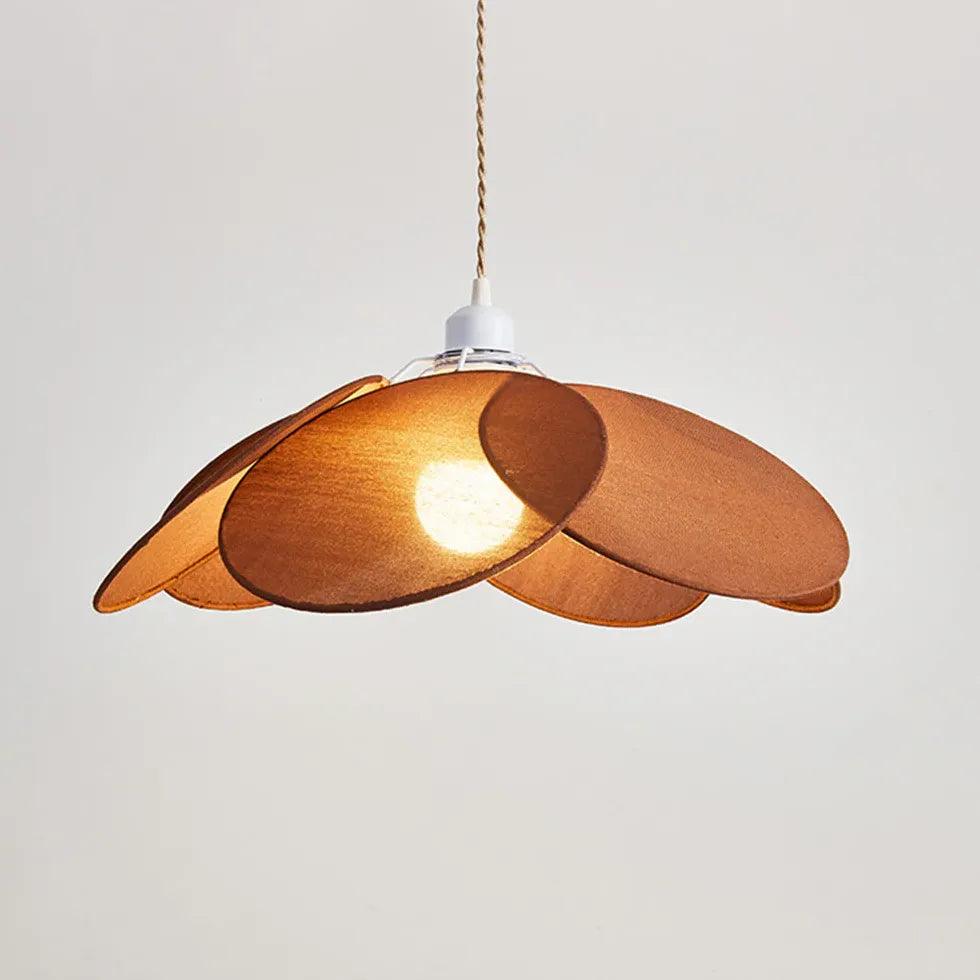 Petal-Shaped Fabric Vintage Kitchen Pendant Light - Clowas