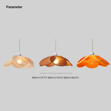 Petal-Shaped Fabric Vintage Kitchen Pendant Light - Clowas