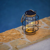 Outdoor Solar Iron Lantern Light for Patio