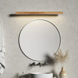 Minimalist Linear Wooden Led Mirror Lights - Clowas