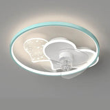 Transparent Cloud LED Ceiling Fan With Light - Clowas