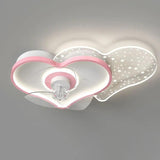 Transparent Cloud LED Ceiling Fan With Light - Clowas
