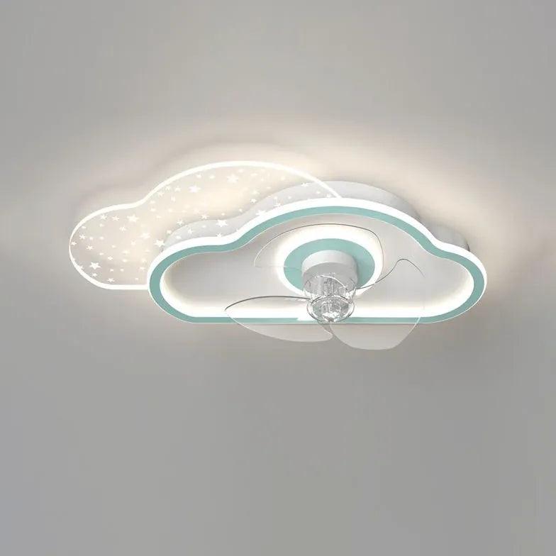 Cotton Plane Modern Ceiling Fan With Light - Clowas