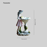 Pink Fairy Girl Garden Outdoor Lights - Clowas