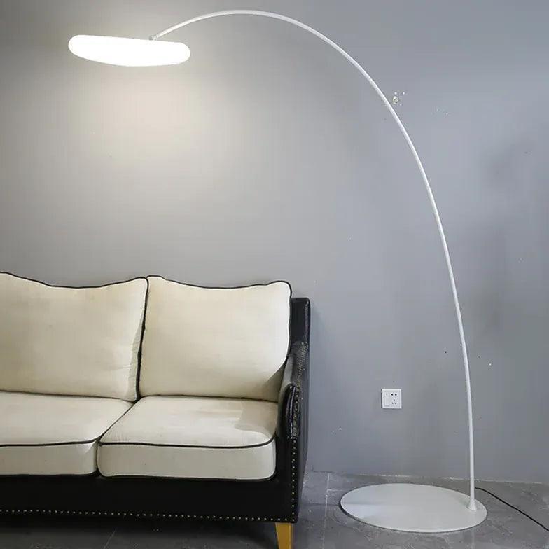 White Metal Dimming Art Floor Lamp - Clowas
