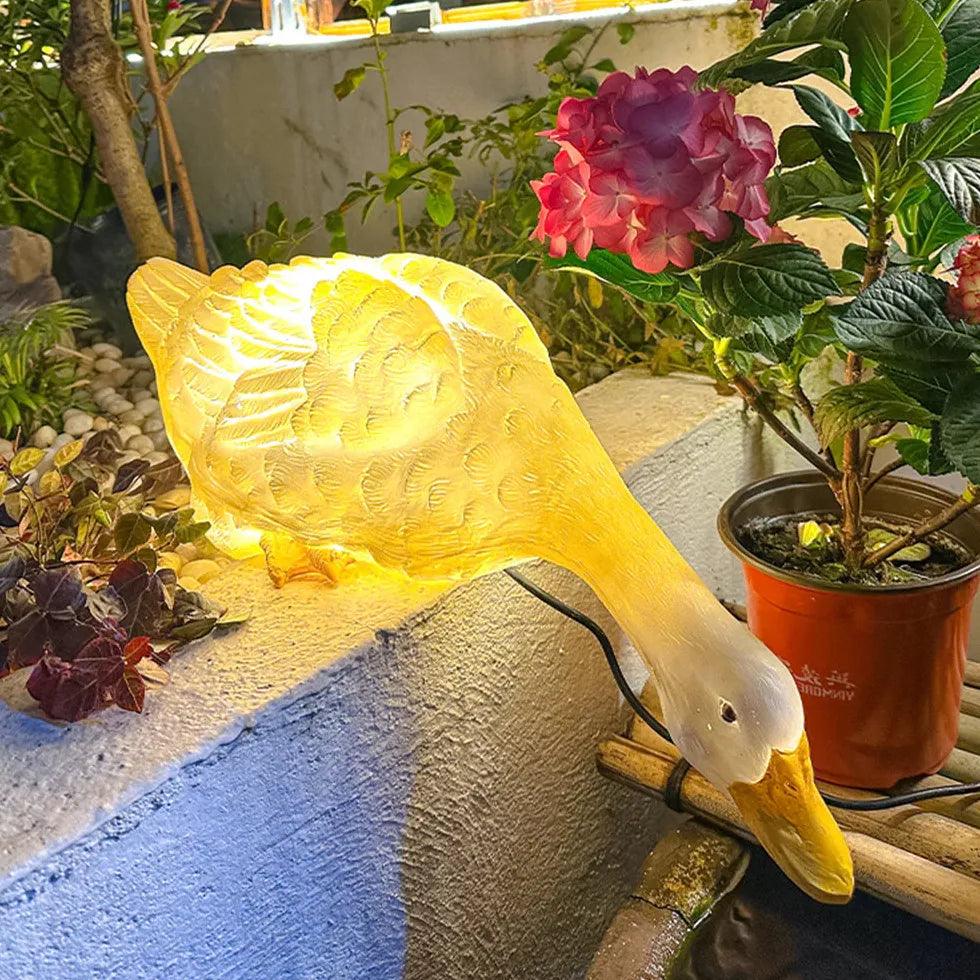Animal Duck Goose Landscape Decoration Floor Lamp - Clowas