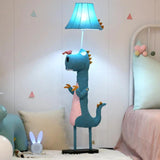 Cartoon Dinosaur Blue and Pink Floor Lamp - Clowas