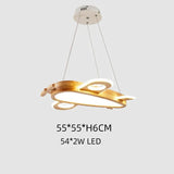 Hanging Aircraft Bedroom Wooden Pendant Light - Clowas