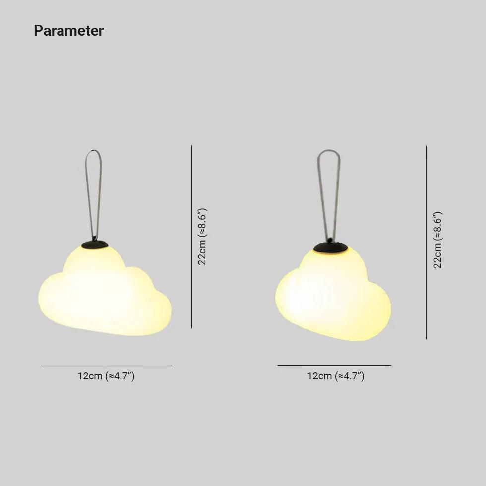 Cloud Shaped Portable Usb Outdoor Lights - Clowas