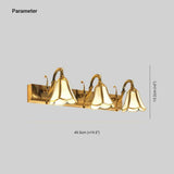 Luxury Brass Wall Light For Mirror