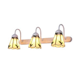 Vintage Three-Head Lily Bathroom Sconce Light