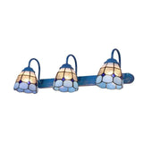 Vintage Three-Head Lily Bathroom Sconce Light