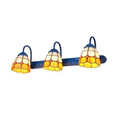 Vintage Three-Head Lily Bathroom Sconce Light