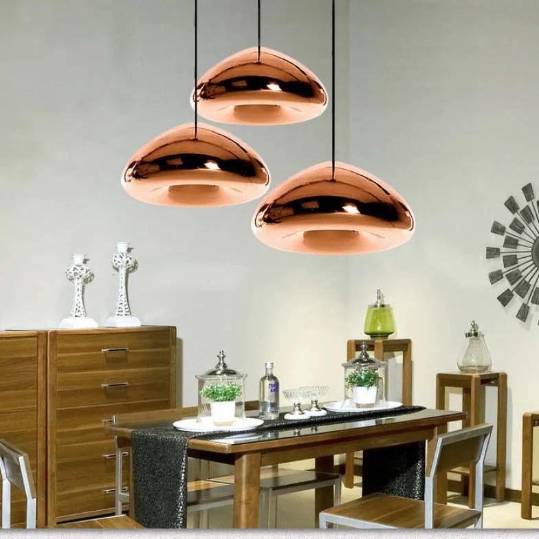 Mirror Hemisphere Kitchen Pendant Light - Clowas