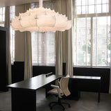 Cream Cloud Silk White Pendant Light Fixture