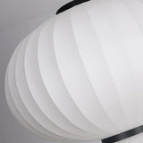 Wabi Sabi Xuan Paper Pendant Light In Living Room