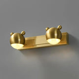 Modern Bear Mirror Front Bathroom Wall Lights - Clowas