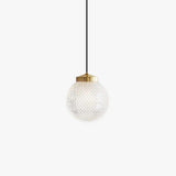 Translucent Diamond Glass Gold Pendant Light - Clowas