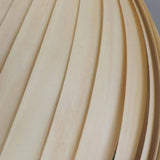 Japanese Conch Wooden Pendant Light For Ceiling