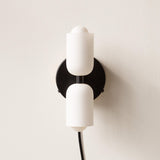 Cream Double Glass Inside Wall Lights